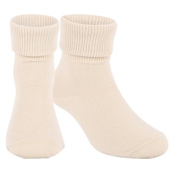 商品Ribbed baby socks in ecru图片