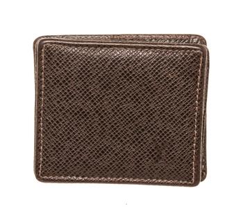 lv钱包, [二手商品] Louis Vuitton | Louis Vuitton Black Leather Coin Case Taiga Wallet商品图片 5折