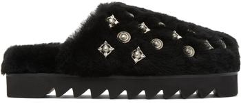 product Black Sherpa Sabot Slippers image
