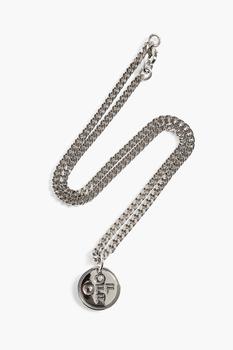 商品Off Cross silver-tone necklace图片