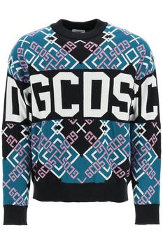 GCDS | Gcds jacquard logo sweater商品图片,5.7折