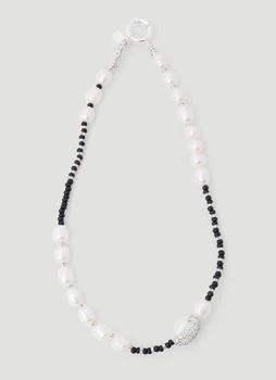 推荐Crystal Embellished Pearl Necklace商品