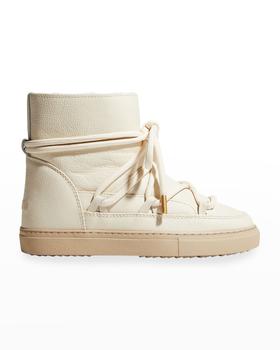 推荐Classic Leather Shearling Snow Booties商品