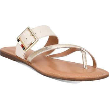推荐Tommy Hilfiger Womens Lahyla Buckle Thong Flat Sandals商品