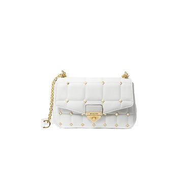 michael kors bradshaw单肩包, Michael Kors | MK 女包 迈克·科尔斯 MICHAEL KORS 女士皮质单肩斜挎包白色 30S1G1SL7Y OPTIC WHITE 白色 中号商品图片 