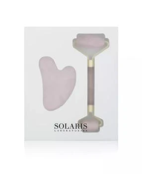 Solaris Laboratories NY | Rose Quartz Dermal Roller and Gua Sha 2 Piece Set,商家Macy's,价格¥344