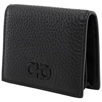 菲拉格慕包, Salvatore Ferragamo | Black Leather Gancini Coin Case商品图片 5.5折
