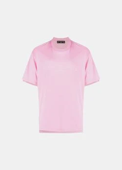 推荐Mastermind World Pink Skull-Print T-Shirt商品