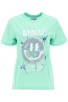 推荐Ganni Smile Print T Shirt商品