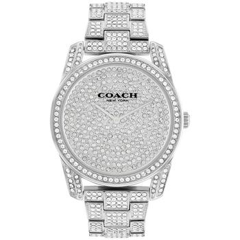 Coach | Women's Preston Pave Stainless Steel Bracelet Watch商品图片,7折
