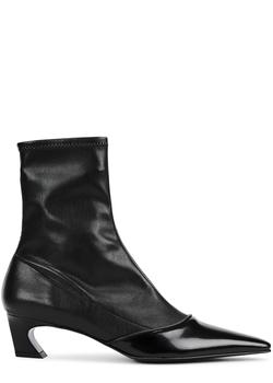 推荐Bano 50 faux leather ankle boots商品
