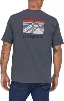 Patagonia Men's Line Logo Ridge Pocket Responsibili-Tee Short Sleeve T-Shirt