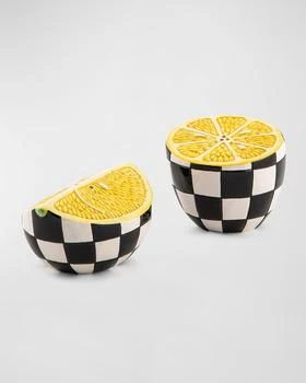 MacKenzie-Childs | Lemon Salt and Pepper Set,商家Neiman Marcus,价格¥407