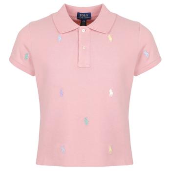 推荐Pink Repeat Pony Logo Polo Shirt商品