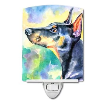 Caroline's Treasures | Watercolor Doberman Ceramic Night Light,商家Verishop,价格¥192