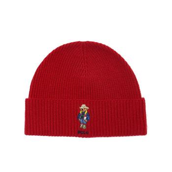 拉夫劳伦帽子新款, Ralph Lauren | Solid Holiday Bear Beanie商品图片 额外7折, 额外七折