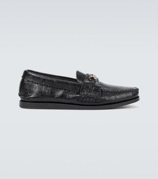 推荐Bit leather loafers商品