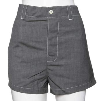 推荐Prada Grey Wool Shorts M商品