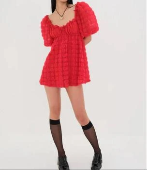 For Love & Lemons | Hannah Mini Dress In Red Floral 6.5折, 独家减免邮费