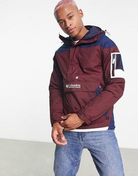 Columbia | Columbia Challenger insulated overhead jacket in navy and burgundy商品图片,