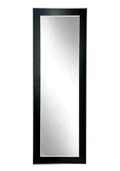 商品Home Indoor Decorative Silver Accent Black Floor Mirror - 21.5" x 71"图片