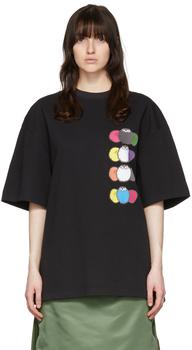 We11done | Black Cotton T-Shirt商品图片,3.7折
