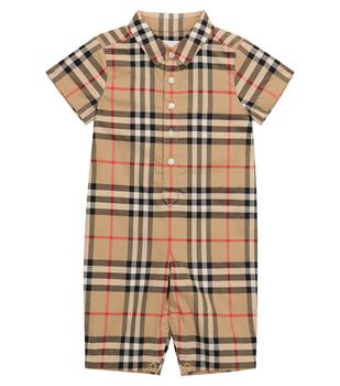 推荐Baby Vintage Check cotton onesie商品