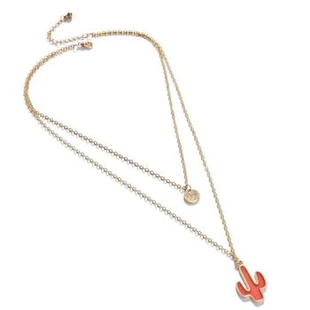 SOHI | Red Gold-plated Necklace,商家Premium Outlets,价格¥252