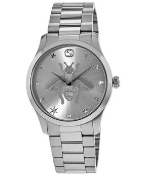 推荐Gucci G-Timeless Silver Dial Stainless Steel Women's Watch YA1264126商品