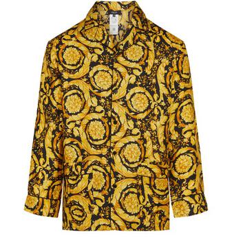 商品Versace | Baroque 真丝睡衣衬衫,商家24S CN,价格¥11830图片