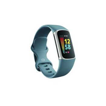 商品Fitbit | Charge 5 Blue Silicone Band Fitness and Health Tracker,商家Macy's,价格¥741图片