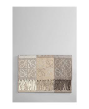 罗意威围巾图片, Loewe | Scarve In Beige Wool商品图片 