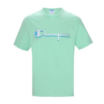 推荐Champion 男士浅绿色徽标圆领短袖T恤 GT19-Y08210-300商品