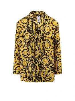 Versace | Sik pajama shirt with Barocco motif,商家Wanan Luxury,价格¥5356