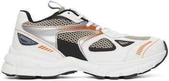 推荐White & Orange Marathon Runner Sneakers商品