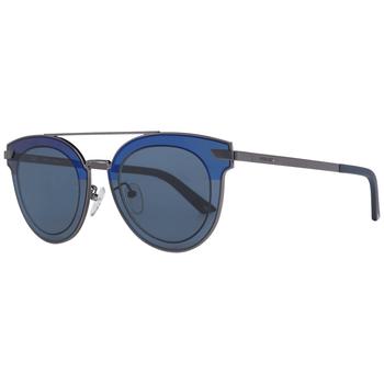 推荐Police SPL349 Round Silver Sunglasses商品