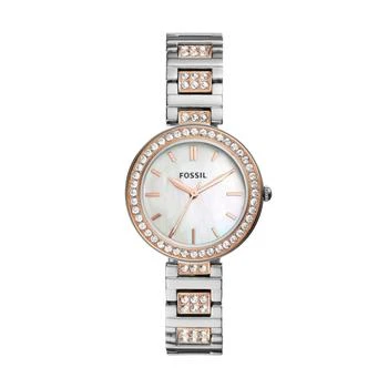 推荐Fossil Women's Karli Three-Hand, Stainless Steel Watch商品