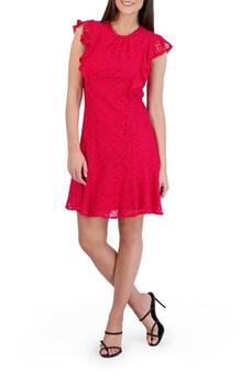 推荐Ruffle Sleeve Lace Dress商品
