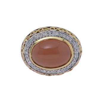商品Charles Krypell | Charles Krypell Women's Sterling Silver and 18K Gold Ring,商家Premium Outlets,价格¥5958图片