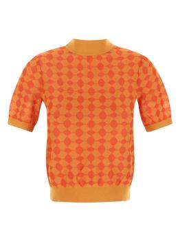 Tory Burch | Orange KnitwearT-Shirt商品图片,5.9折×额外8.5折, 额外八五折