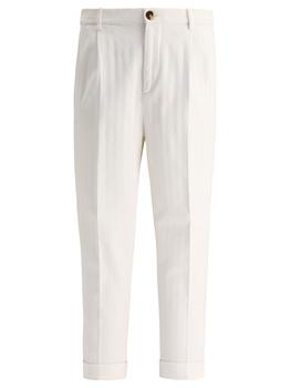 推荐Brunello Cucinelli Men's  White Other Materials Pants商品