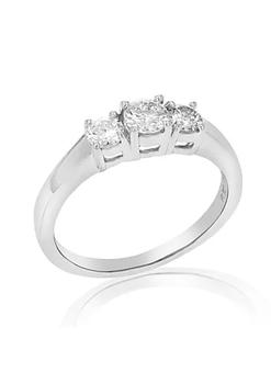 更多yee si, Vir Jewels | 2/3 cttw Certified 3 Stone Diamond Engagement Ring 14K White Gold SI2-I1商品图片 4折