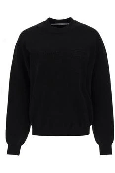 推荐Crew-neck sweater with embossed logo商品