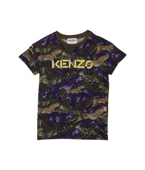 Kenzo | Cheetah Print Short Sleeve T-Shirt (Toddler/Little Kids)商品图片,