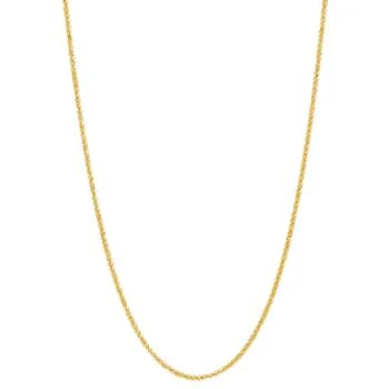 Italian Gold | Crisscross Link 18" Chain Necklace in 14k Gold,商家Macy's,价格¥6548