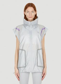 Adidas | TruePace Sleeveless Jacket in Grey商品图片,6.5折