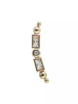 Anzie | Anzie X Mel Soldera 14K Yellow Gold, 0.01 TCW Diamond & White Topaz Stud Earring,商家Saks Fifth Avenue,价格¥2213