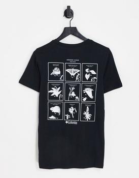 Columbia | Columbia Rapid Ridge back print t-shirt in black Exclusive at ASOS商品图片,