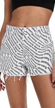 alexander wang attica, Alexander Wang | Alexander Wang Bite Logo Shorts商品图片 6折