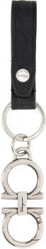 gancini, Salvatore Ferragamo | Black Gancini Keychain商品图片 额外8.5折, 额外八五折